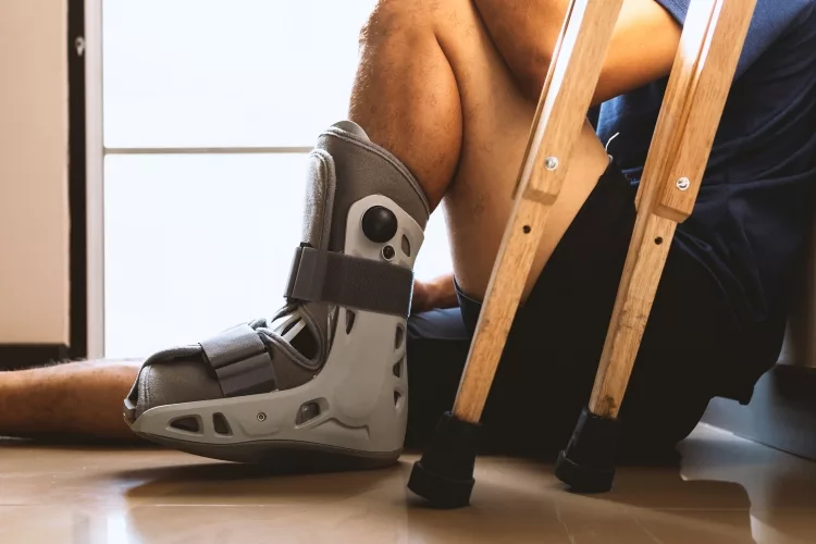 Walk in an Air Cast Boot